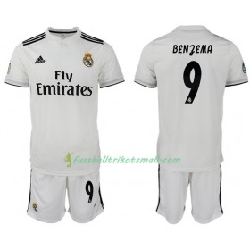 Fußballtrikots Real Madrid BENZEMA 9 Kinder 2018-2019 Kurzarm Heimtrikotsatz kaufen